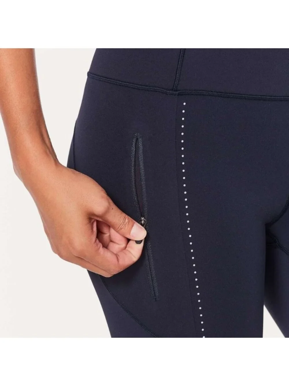 Lululemon Extra Mile Crop (Reflective 23